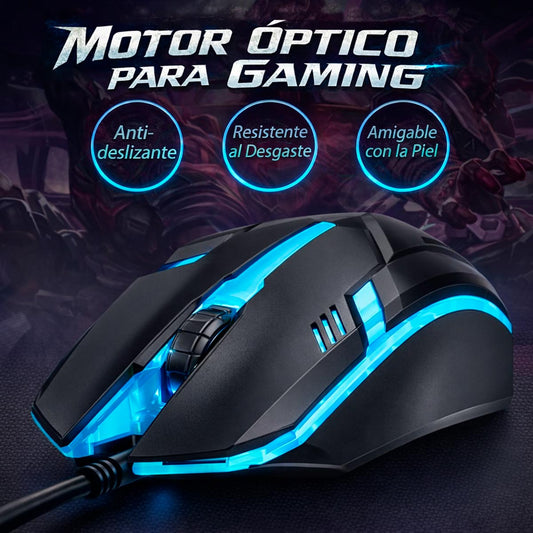 Mouse Gamer M20 | RGB Ergonómico para PC