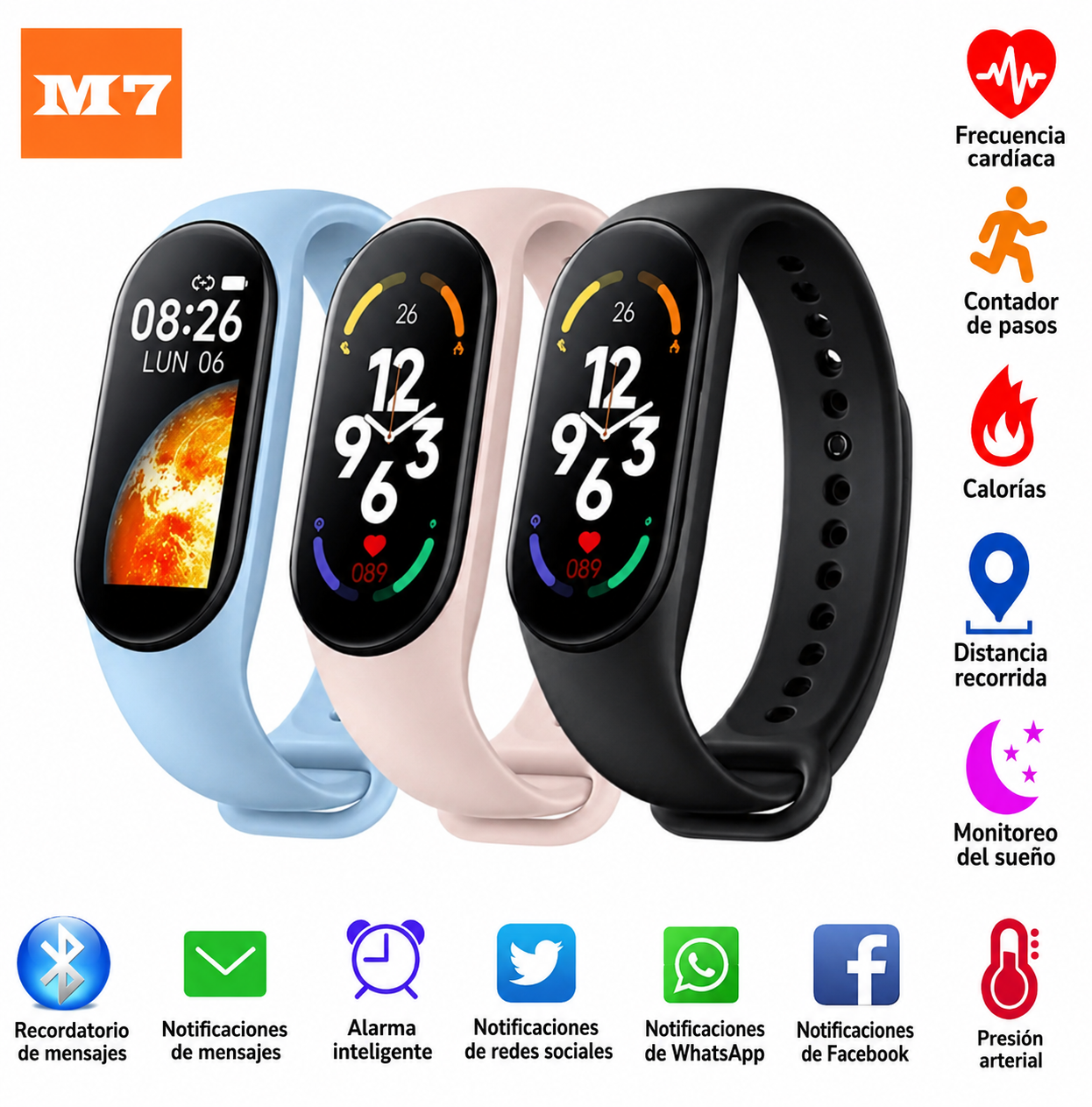 Smart Band M7 Fitness